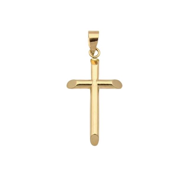 Imagen de Cruz Tubo Oro 18K