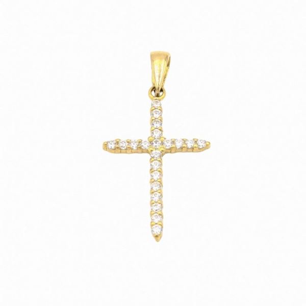 Imagen de Cruz Harmony Oro 18K