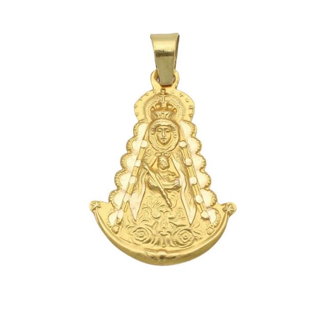 Imagen de Medalla Virgen del Rocío Oro 18K