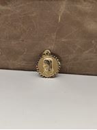 Imagen de Medalla Virgen Niña Circle Oro 18K