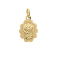 Imagen de Medalla Virgen Niña Nube 18k