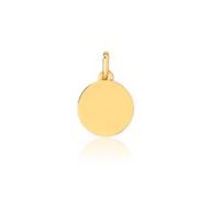 Imagen de Medalla Lisa 14mm Oro 18K