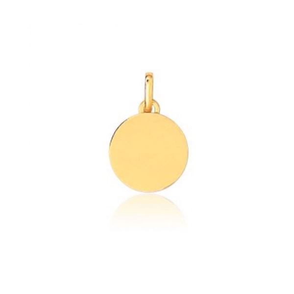 Imagen de Medalla Lisa 14mm Oro 18K