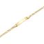 Imagen de Pulsera Esclava Barbada Nudo Oro 18K (Placa 25×5,6mm)