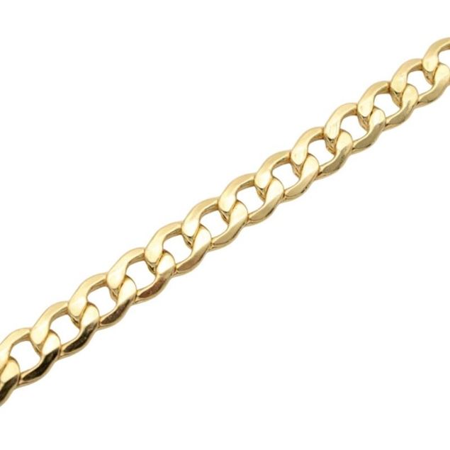 Imagen de Pulsera Barbada Oro 18K (6,50mm Ancho)