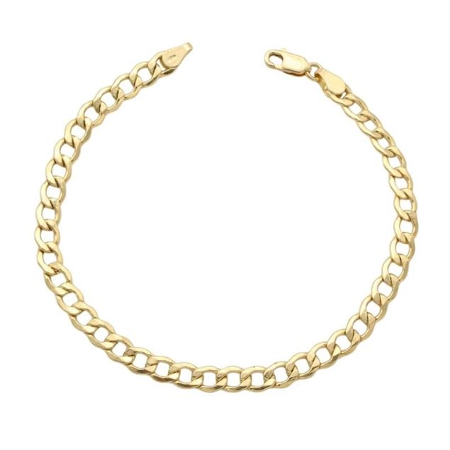Imagen de Pulsera Barbada Oro 18K (5,15mm Ancho)