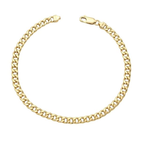 Imagen de Pulsera Barbada Oro 18K (4,6mm Ancho)