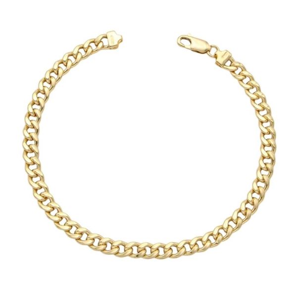 Imagen de Pulsera Barbada Oro 18K (5,5mm Ancho)