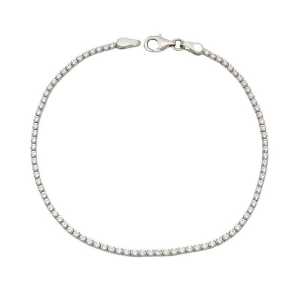 Imagen de Pulsera Dune Riviere Oro Blanco 18K