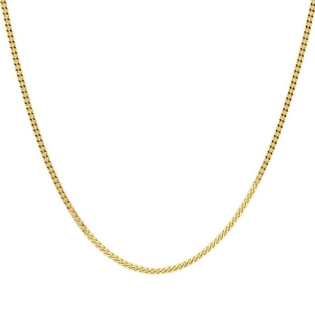 Imagen de Cadena Barbada 45cm Oro 18K