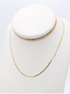 Imagen de Cadena Barbada 45cm Oro 18K