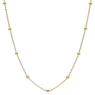 Imagen de Cadena Balls 45cm Oro 18K