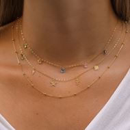 Imagen de Cadena Balls 45cm Oro 18K