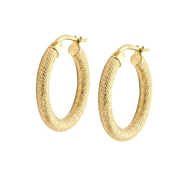 Imagen de Aros Serpil 21mm Oro 18K