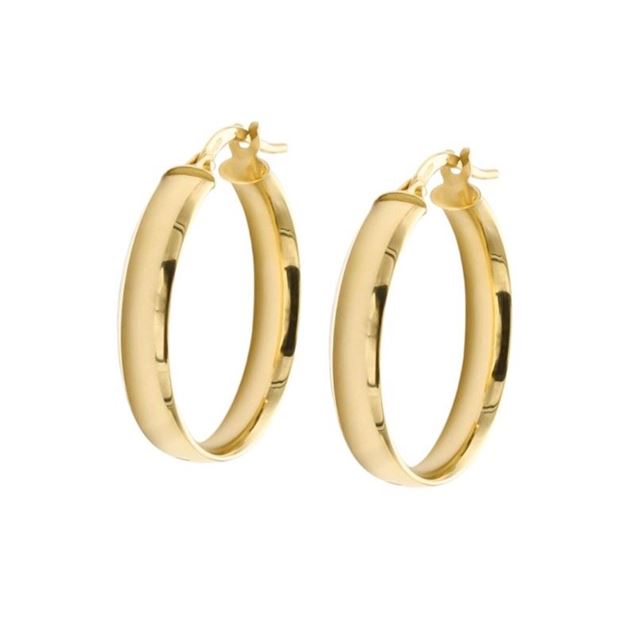 Imagen de Aros Caña Espesso 22mm Oro 18K