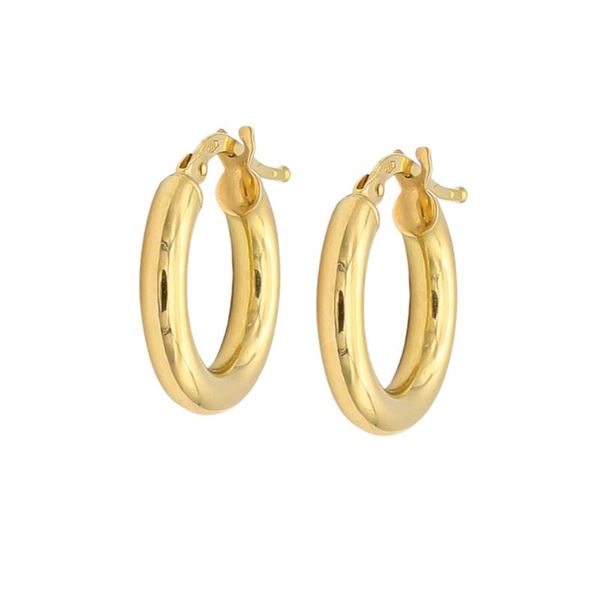 Imagen de Aros Tubo Spesso Oro 18K 36MM