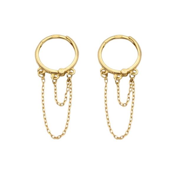 Imagen de Aros Egip Oro 18K