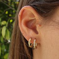 Imagen de Aros Inca Oro 18K 20MM