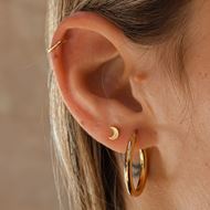 Imagen de Aros Line Oro 18K 10MM