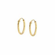 Imagen de Aros Line Oro 18K 16MM