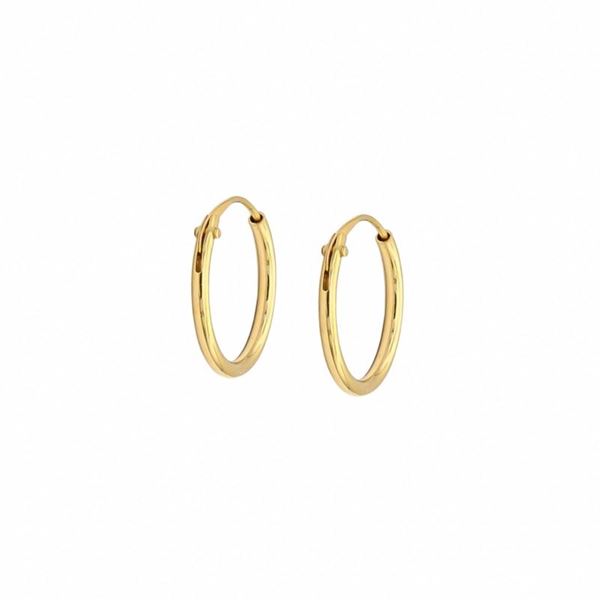Imagen de Aros Line Oro 18K 8MM