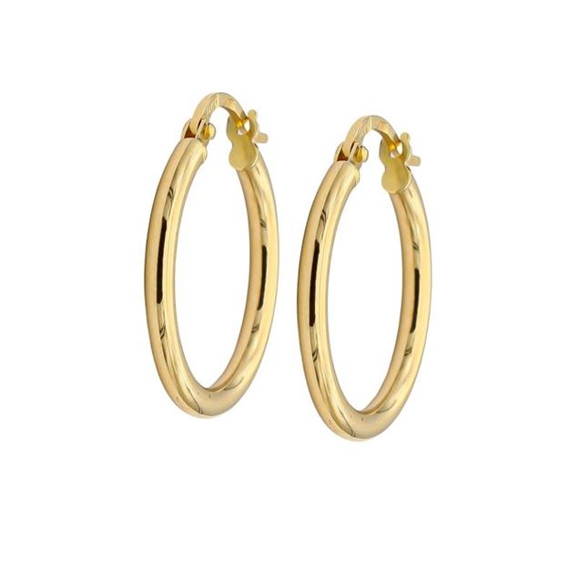Imagen de Aros Tubo Grosse Oro 18K 20MM