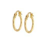Imagen de Aros Fine Tubo Oro 18K 11MM