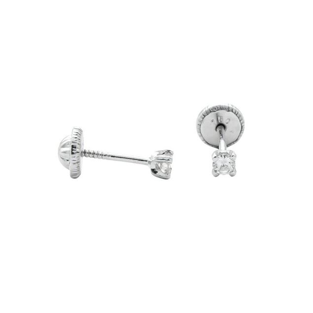 Imagen de Pendientes Easy Diamantes 0,106ct Oro Blanco 18K