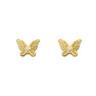 Imagen de Pendientes Mariposa Oro 18K