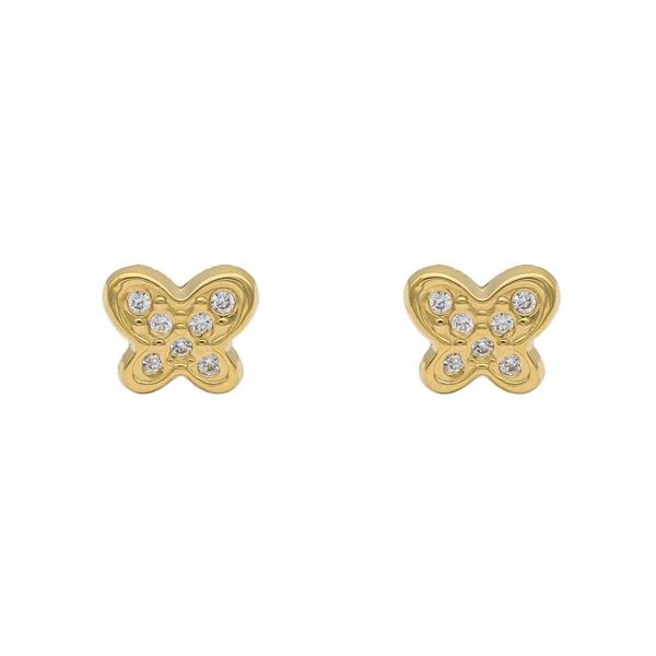 Imagen de Pendientes Mariposa Oro 18K