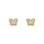Imagen de Pendientes Mariposa Nácar Oro 18K