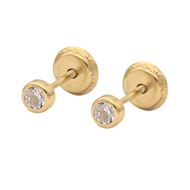 Imagen de Pendientes Mini Luz Oro 18K