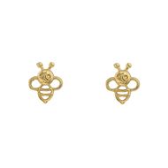 Imagen de Pendientes Abeja Oro 18K