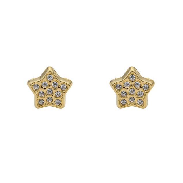 Imagen de Pendientes Star Oro 18K