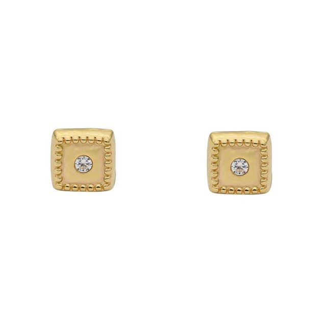 Imagen de Pendientes Square Oro 18K