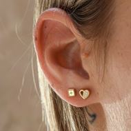 Imagen de Pendientes Square Oro 18K