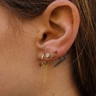 Imagen de Pendientes Flecha Oro 18K