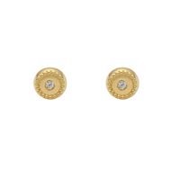 Imagen de Pendientes Round Oro 18K