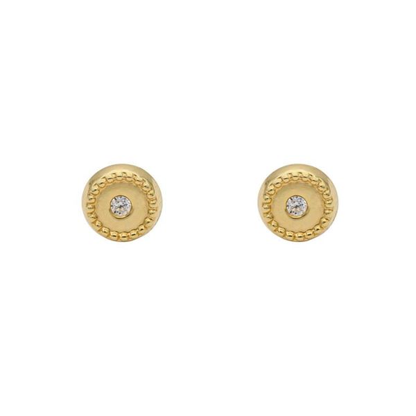 Imagen de Pendientes Round Oro 18K