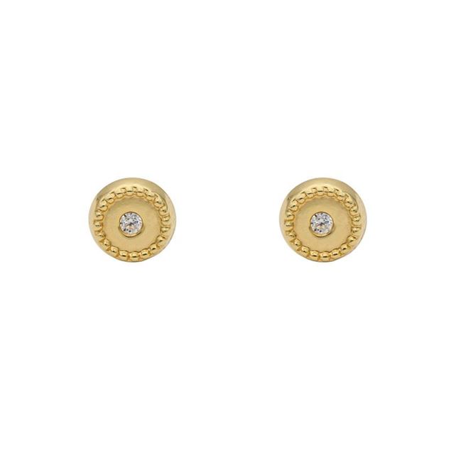Imagen de Pendientes Round Oro 18K