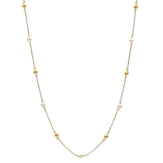 Imagen de Gargantilla Pearl Ball Oro 18K