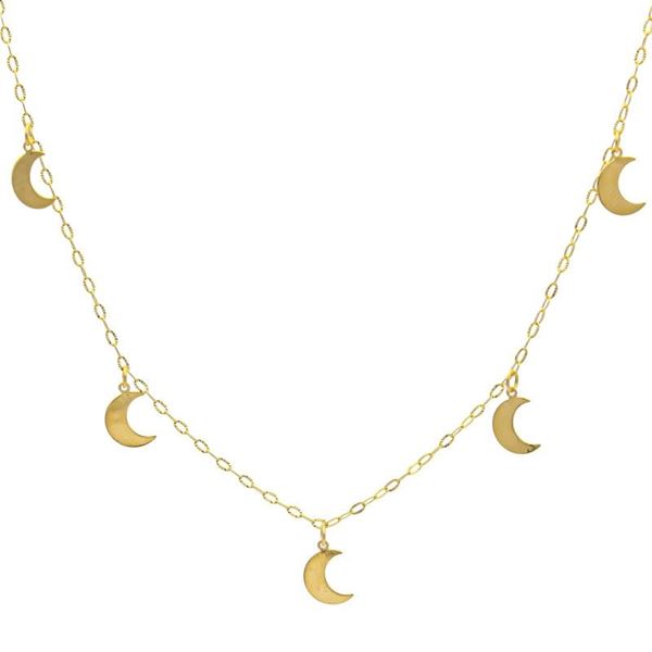 Imagen de Gargantilla Lunitas Oro 18K