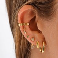 Imagen de Pendientes Mini Tori Plata