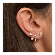 Imagen de Pendiente Mini Blake Plata Dorada