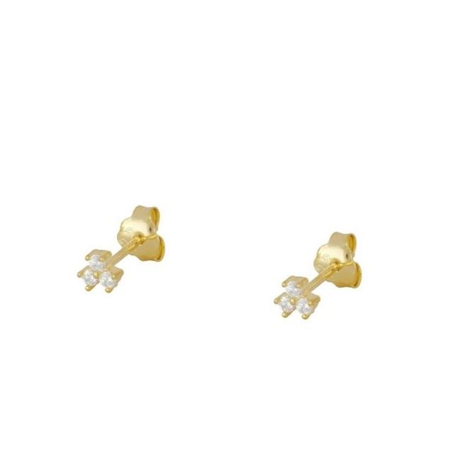 Imagen de Pendiente Mini Vela Plata Dorada