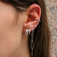 Imagen de Pendientes Mini Queen Plata