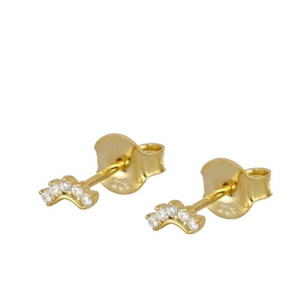 Imagen de Pendientes Mini Lexi Plata Dorada