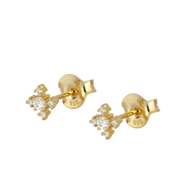 Imagen de Pendientes Mini Xena Plata Dorada