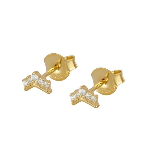 Imagen de Pendientes Mini Taylor Plata Dorada