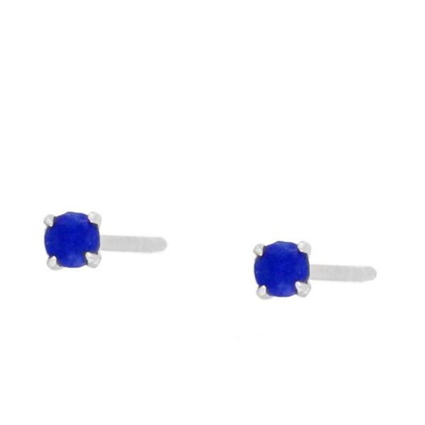 Imagen de Pendiente Mini Blue Plata